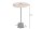Table dappoint Mango Bois Marbre Métal Travail manuel Ø 33 cm