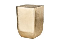 Table dappoint en métal doré 31 x 31 cm...