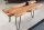 Table basse en bois dacacia métal 100x41 cm (LxlxH) artisanale