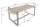Table basse en bois dacacia métal 100x41 cm (LxlxH) artisanale