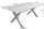 Table de salle à manger en gris noir 180 x 90 cm bord darbre