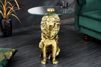 Table dappoint ronde Ø 45 cm travail manuel lion...