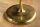Table dappoint artisanale paon en or Ø 45 cm rond