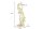 Table dappoint en marbre métal blanc or 33x31 cm artisanale