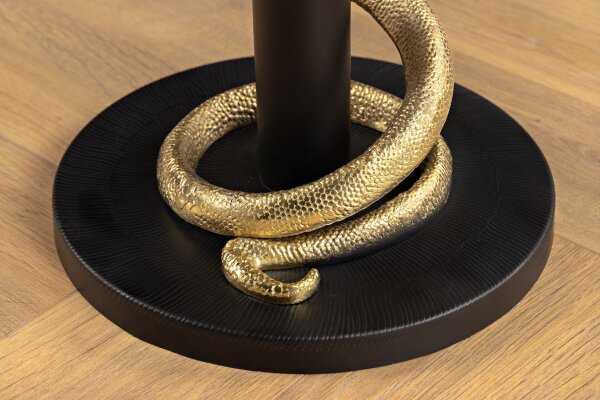 Table dappoint en marbre métal rond Ø 41 cm travail manuel