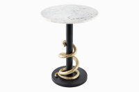 Table dappoint en marbre métal rond Ø 41 cm...