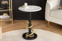 Table dappoint en marbre métal rond Ø 41 cm...