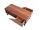 Table basse 120 cm bois métal avec tiroirs MONRO