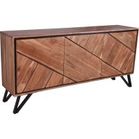 Buffet largeur 150 cm H : 76 cm Moderne Bois dacacia...