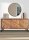 Buffet largeur 150 cm H : 76 cm Moderne Bois dacacia Métal