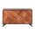 Buffet largeur 180 cm bois métal 3 portes Moderne