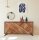 Buffet largeur 180 cm bois métal 3 portes Moderne