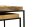 Lot de 2 tables dappoint carrées en bois de manguier acier MORLEY