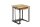 Table dappoint en bois de manguier Acier Set de 3 carrés SEATON