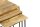 Table dappoint en bois de manguier Acier Set de 3 carrés SEATON