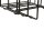 Table dappoint en bois de manguier Acier Set de 3 carrés SEATON