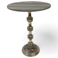 Table dappoint en marbre ronde Ø 40,5 cm H : 56 cm...