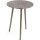 Table dappoint ronde tr&eacute;pied &Oslash; 38 cm H : 52 cm Gris