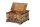 Table coffre bois multicolore L : 70,5 cm carrée avec tiroirs