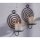 Porte-bougies mural Noir Lot de 2 L : 10 cm d&eacute;coratif