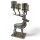 Chandelier argent&eacute; d&eacute;coratif design cerf H : 35,5 cm