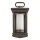 Lanterne murale décorative en bronze verre opalin extérieur