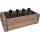 Bougeoir rustique pour bougies L : 32 cm Bois Fer