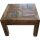Table basse carrée teck bois brun L : 70 cm