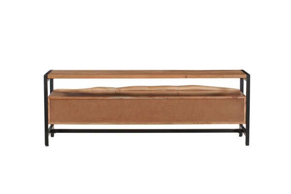 TV Lowboard 145 cm avec tiroirs bois fer industriel