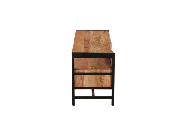 TV Lowboard 145 cm avec tiroirs bois fer industriel