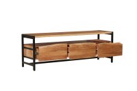 TV Lowboard 145 cm avec tiroirs bois fer industriel