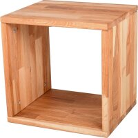 Cube table dappoint en bois Chêne H : 36 cm Moderne...