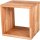 Cube table dappoint en bois Chêne H : 36 cm Moderne polyvalent