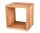 Cube table dappoint en bois Chêne H : 36 cm Moderne polyvalent
