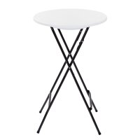 Table haute ronde Ø 60cm H : 107cm Table pliante...