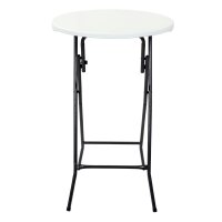 Table haute ronde Ø 60cm H : 107cm Table pliante...