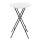 Table haute ronde Ø 60cm H : 107cm Table pliante noire blanche