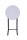Table haute ronde Ø 60cm H : 107cm Table pliante noire blanche