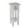 Table dappoint avec tiroir Bois acajou Shabby Blanc