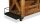 Armoire bar avec roulettes bois de mangue acier L : 100 cm Industrial
