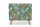 Buffet floral multicolore turquoise en bois de manguier MDF L : 90 cm