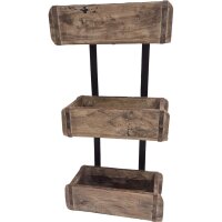 Étagère murale en bois Fer rustique H : 59...