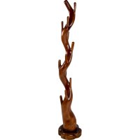 Portemanteau en bois massif 196 cm de haut SHELDON