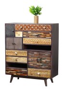 Buffet décoratif bois MDF hauteur 121 cm...