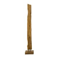 Statue en teck bois artisanale H : 132 cm décorative