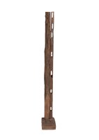 Statue en teck bois artisanale H : 132 cm décorative