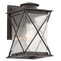 Lampe dextérieur antique verre de pluie IP44 E27...
