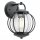 Applique Ext&eacute;rieur Noir Acier Verre IP44 d&eacute;coratif
