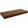 &Eacute;tag&egrave;re suspendue 120 cm de long MDF plastique PVC aspect bois brun