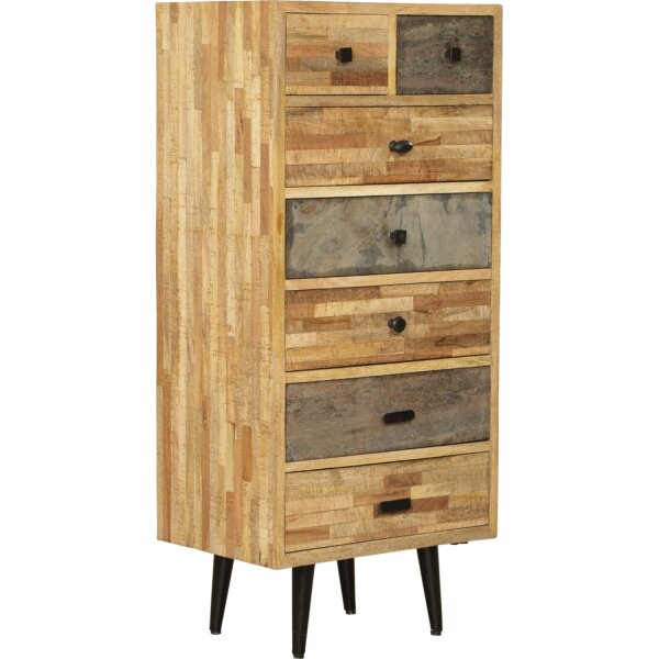 Commode bois acier H : 112 cm Moderne décoratif